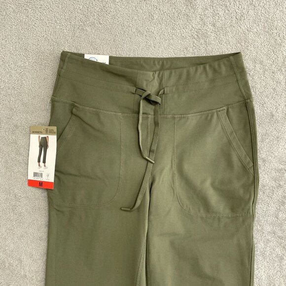 NEW Mondetta Women's M Olive Green Cropped Pants M0405 - Picture 9 of 12